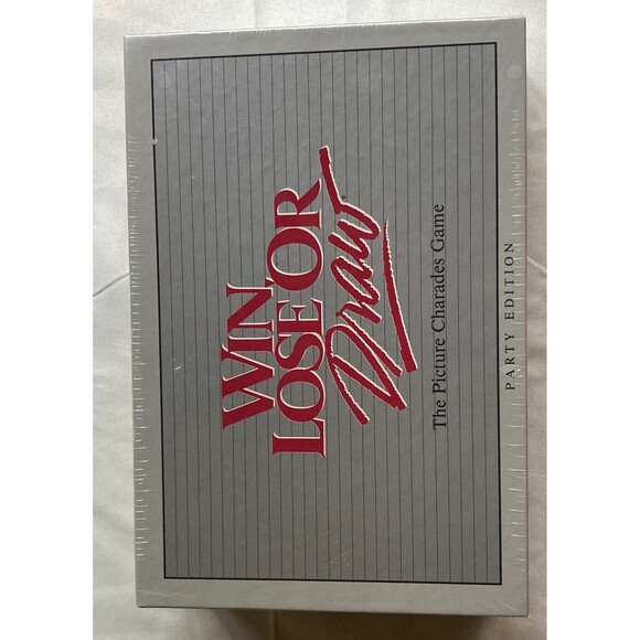 Win Lose or Draw Board Game by Milton Bradley MB 1988 Party Game New & Sealed - Picture 2 of 8